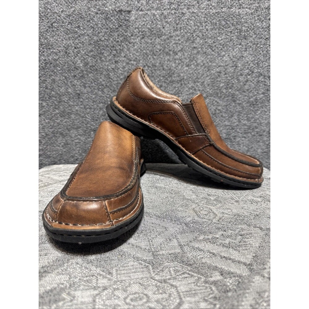 Streetcars Shoes Mens Carrera Loafer Brown Leather Slip-on Arch Support Size 8